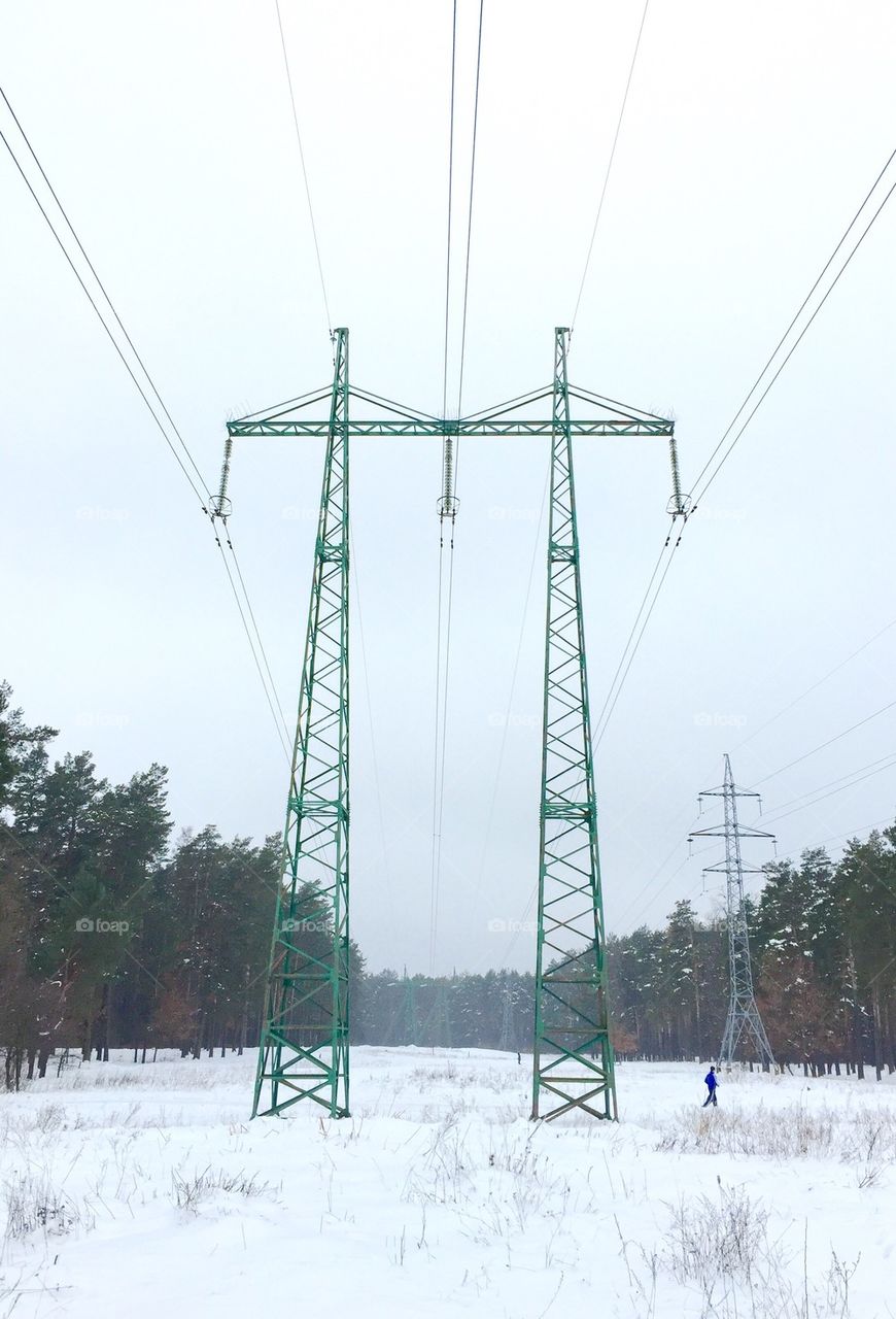 Electricity tower