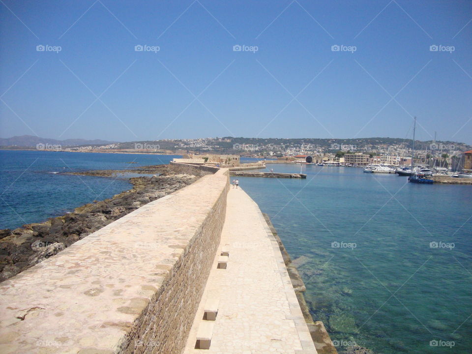 how beautiful. old port, chania, crete, greece