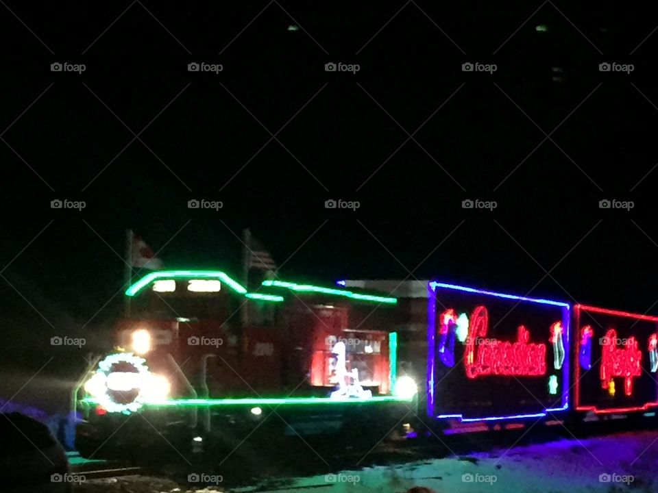 Canadian Pacific holiday train is a festive train that has traveled across county for 20 years to raise money for food banks in Communities across Canada very festive