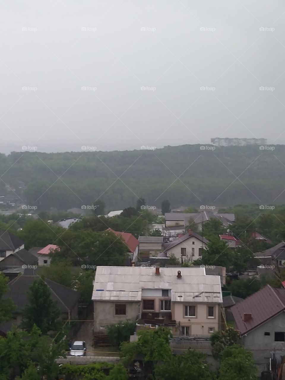 it's raining outside