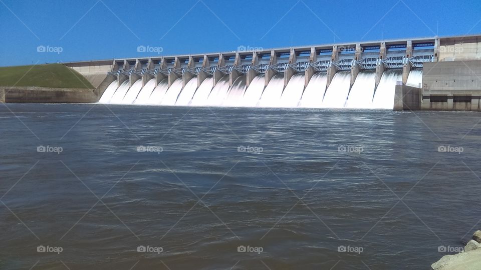 Water, No Person, Power, Dam, Outdoors