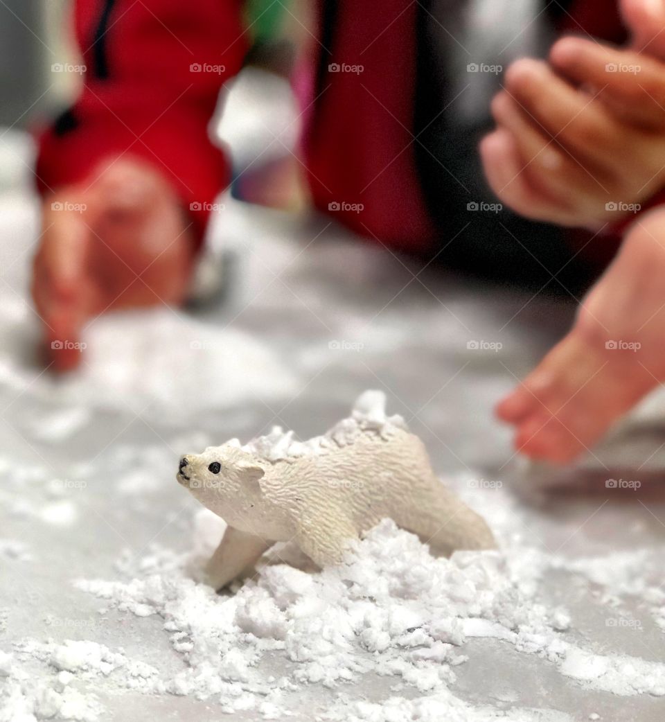 Young Kids at Play, learning and exploring at school