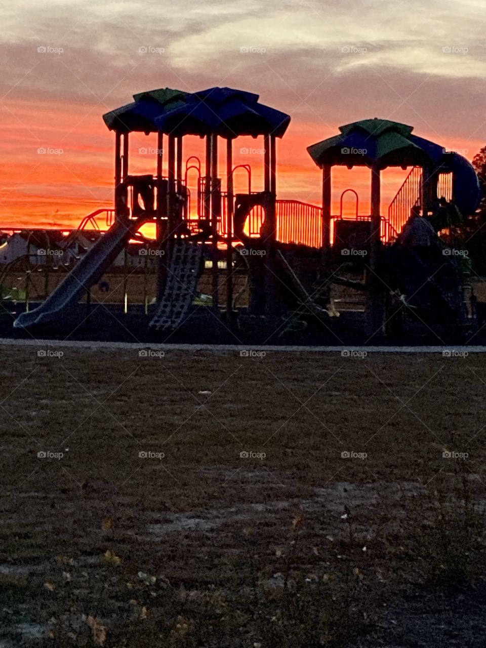 Sunset at the park