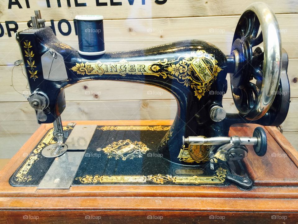 Old sewing machine