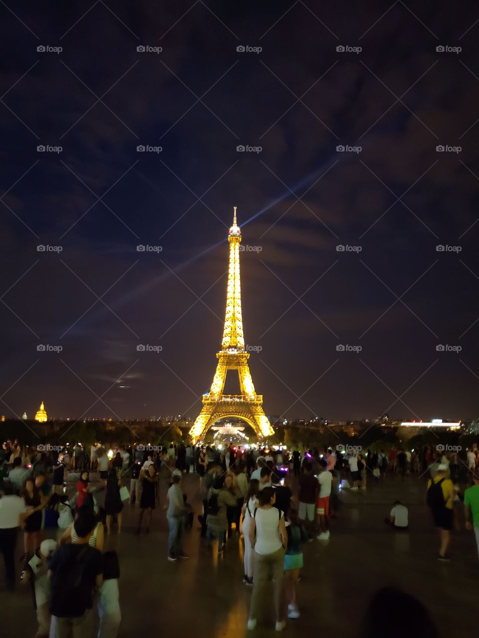 París se ilumina junto con sus importantes monumentos