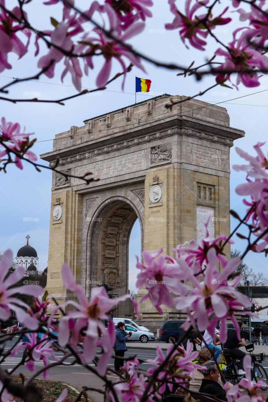 romanian Arc de triomphe