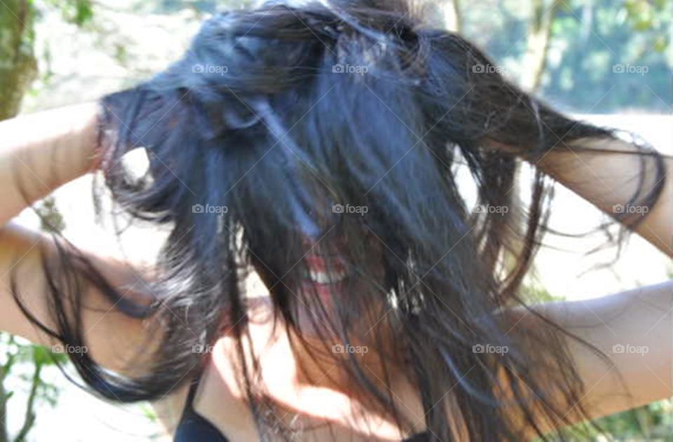 Desarrumando os cabelos