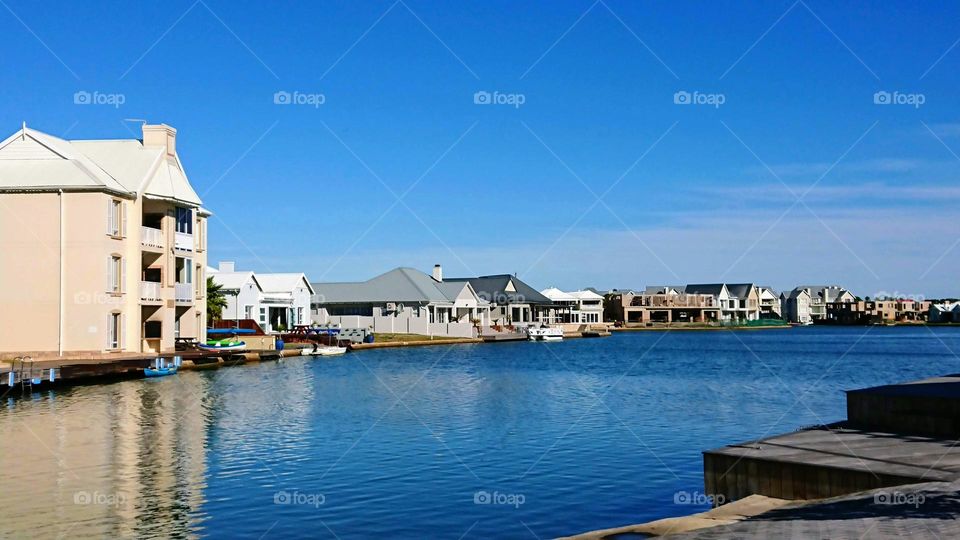 Beautiful View of Marina Martinique in Jeffreys Bay, South Africa