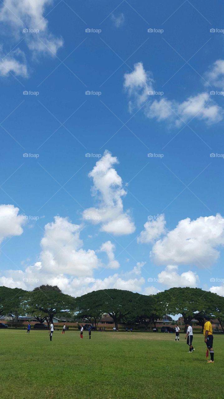 cloud in the sky shaped like Great Britain.