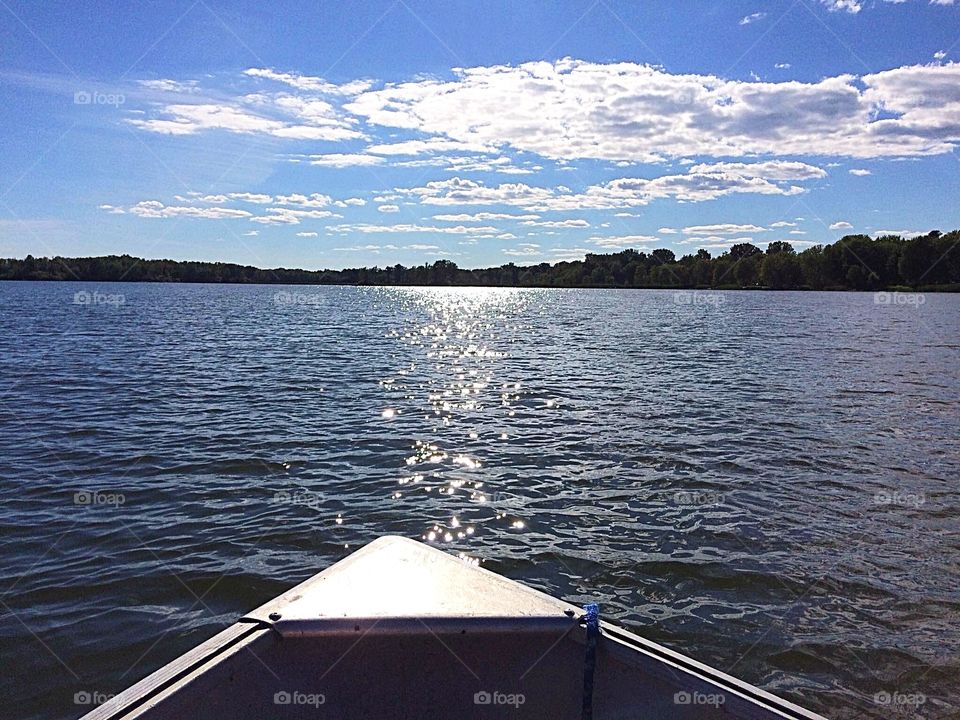 So beautiful!  The sun reflection on the water, 