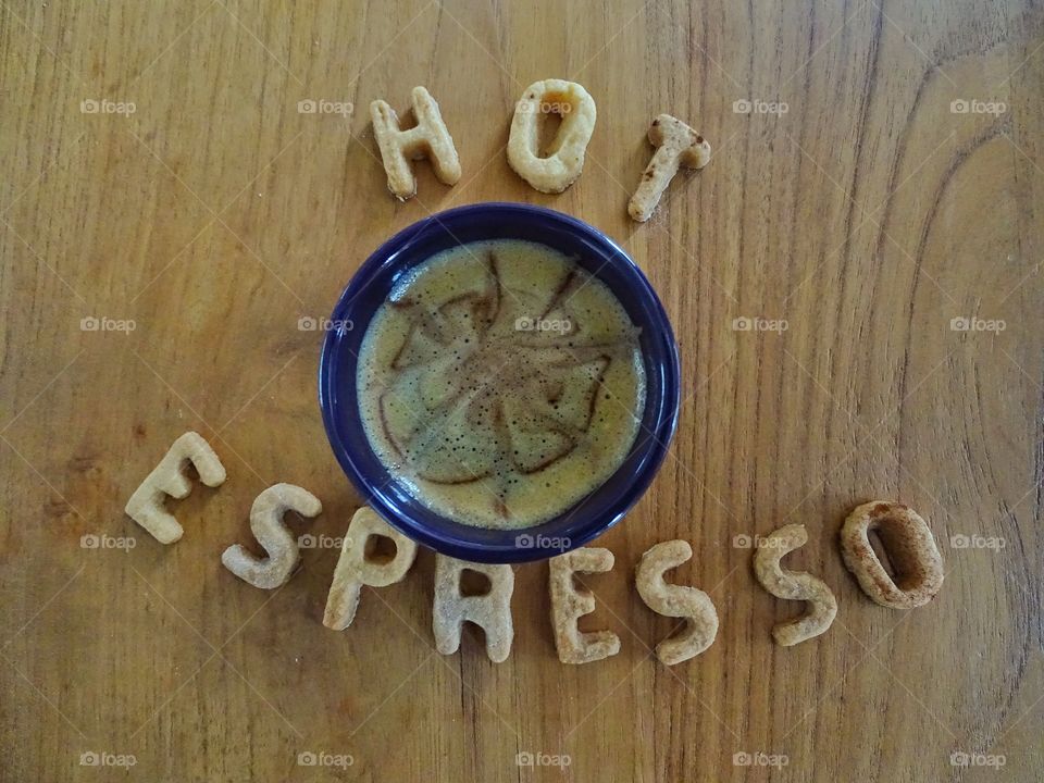 Hot espresso