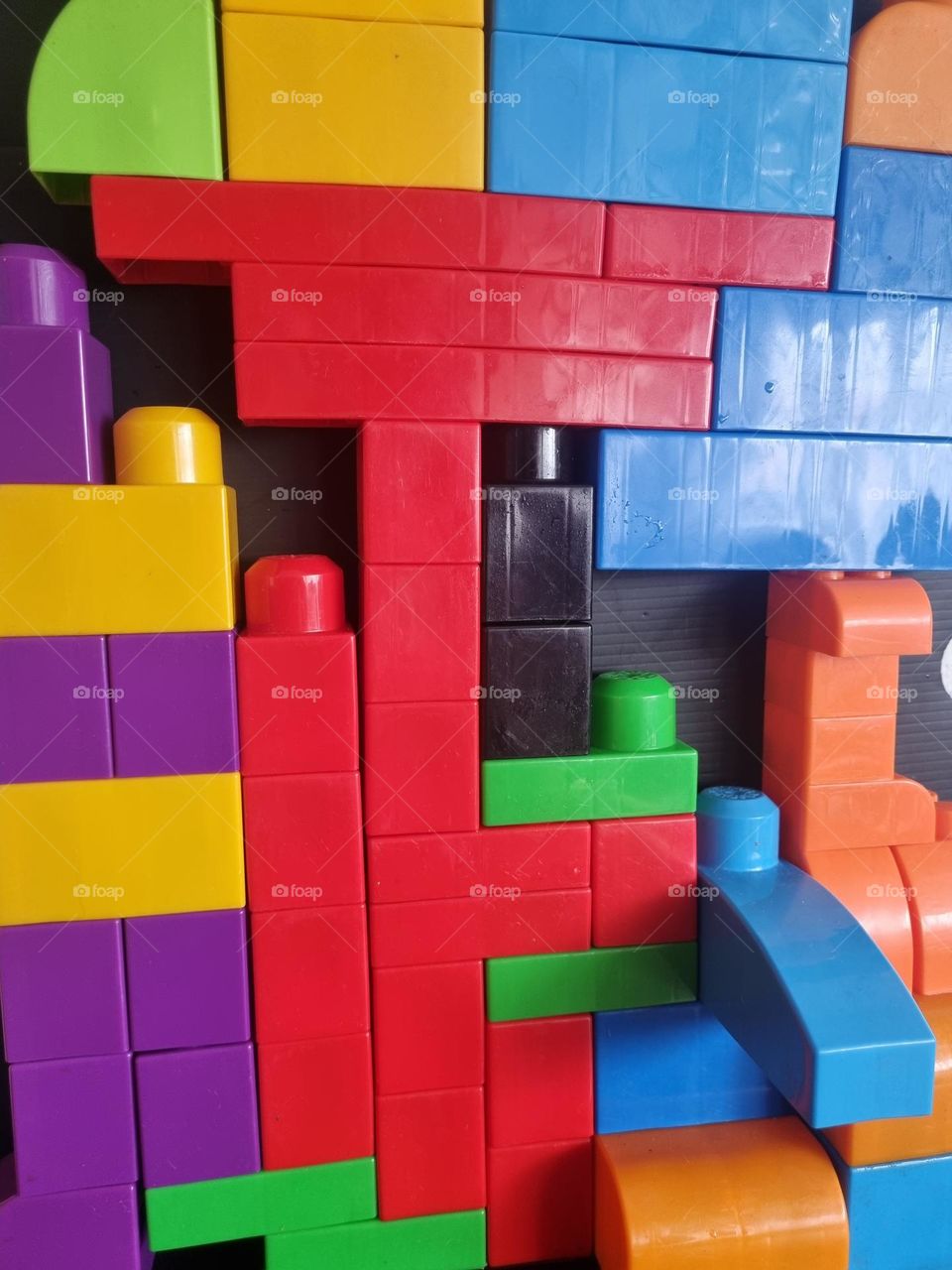 Colorful legos
