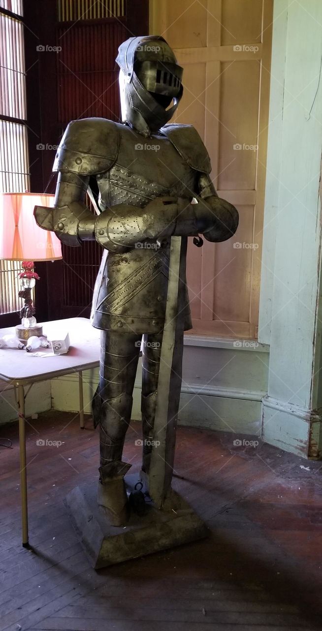 Creepy Old Suit Of Armor