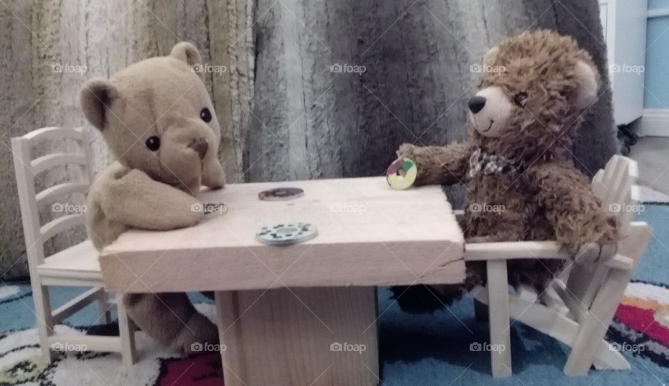 teddy fun tisch sitzen spielen play toy child table