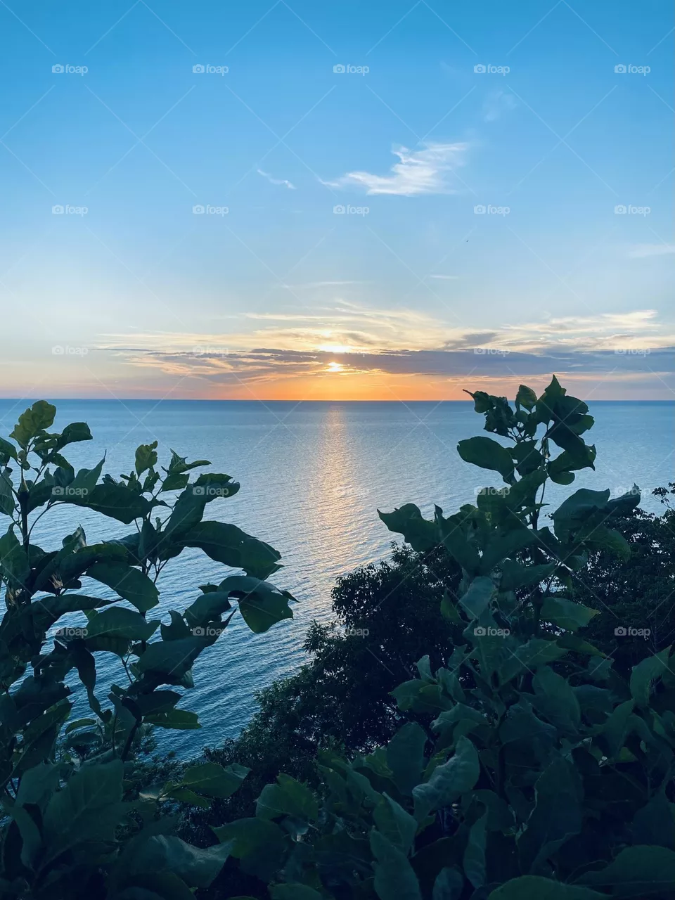 Lake Michigan sunset 