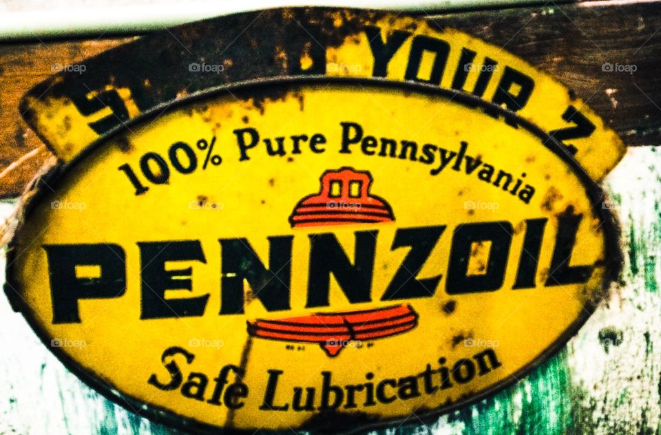 Pennzoil oil for all your lubricating needs. 