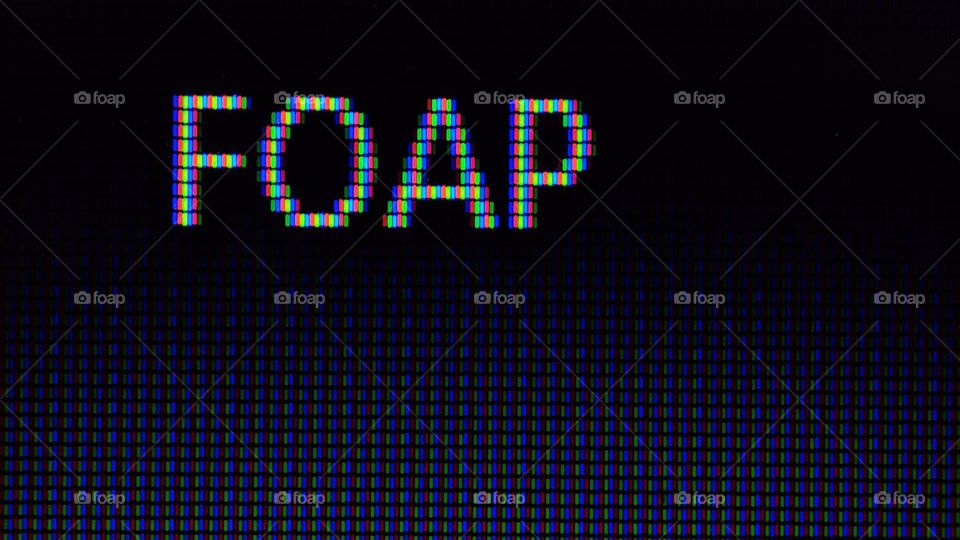 Foap name in pixels, square shaped pixels, colourful pixels, rectangle shaped pixels, Foap, Foap name