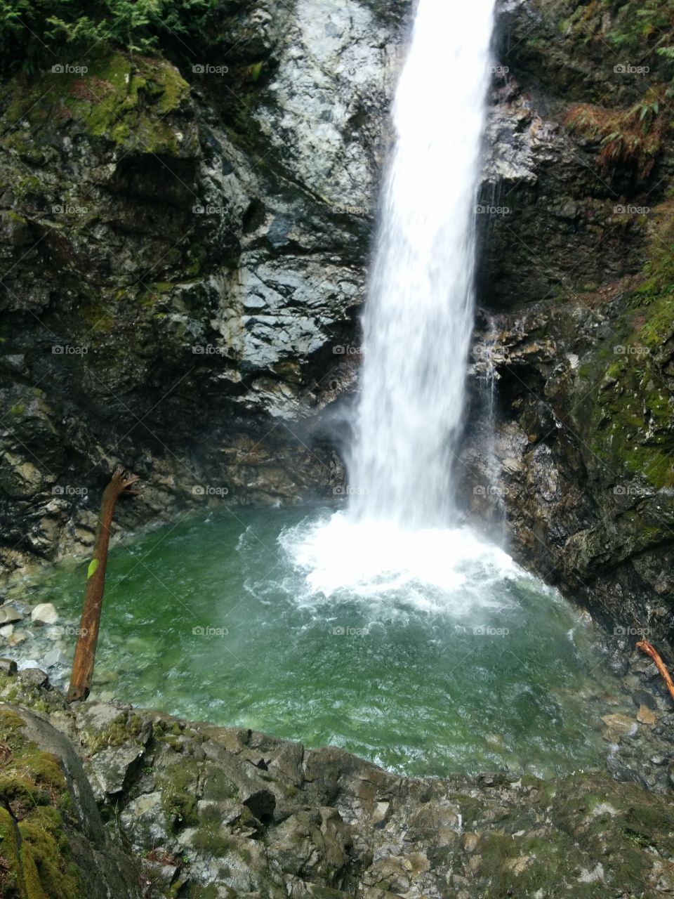 Cascade Falls. Day trip to Cascade Falls