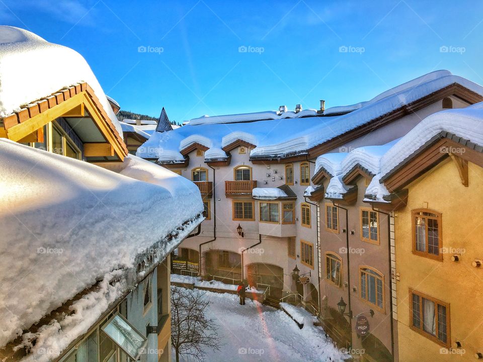 Sunny day in the village 