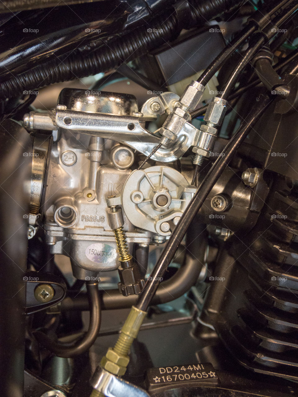 part of motorcycle engine