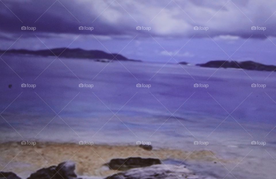 These two islands near the beach are a beautiful panorama because at high tide the island looks like it is in the middle of the sea