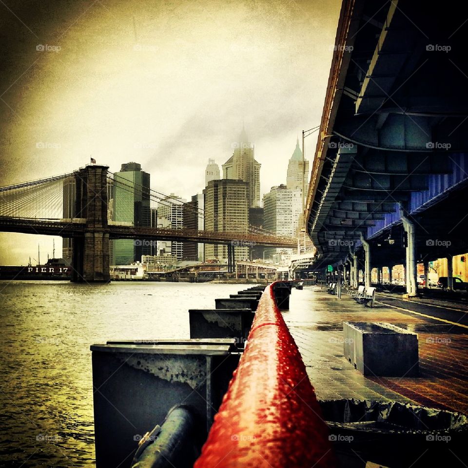 Brooklyn Bridge Lower Manhattan