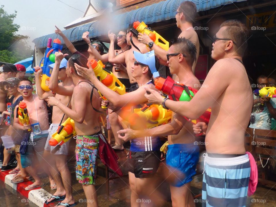 Songkran water festival