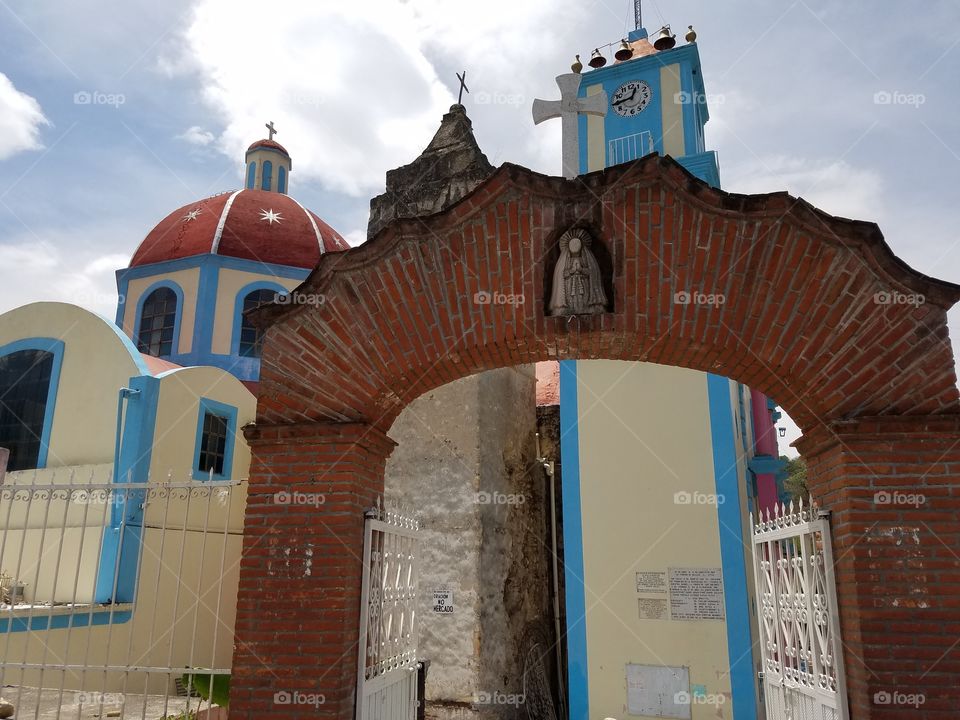 Church on a small Latin American village.