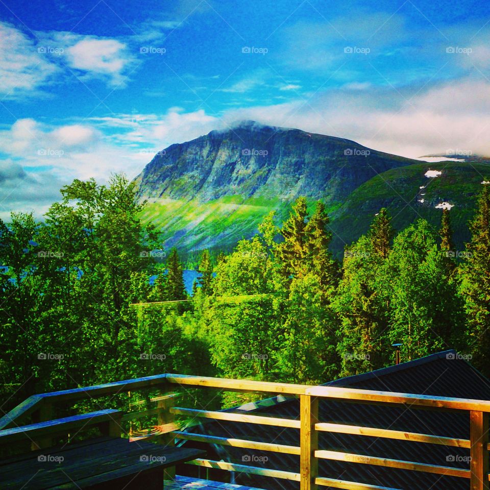 A very nice mountain in Borga, this wiew I havet from my weekendhouse