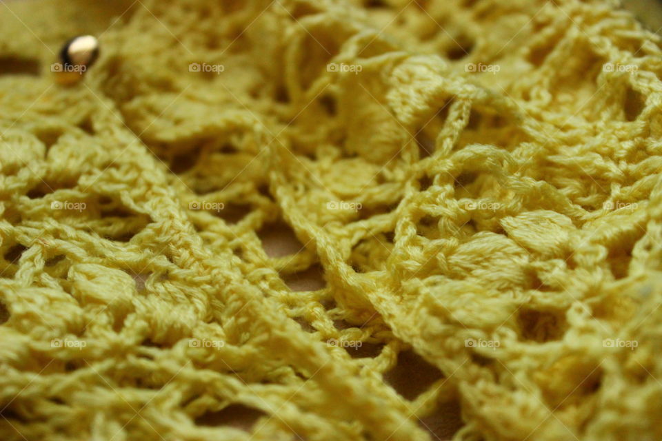 yellow knitting texture