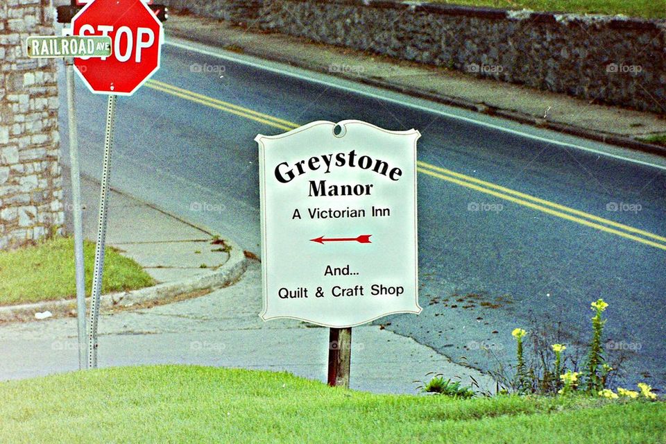 Graystone manor sign