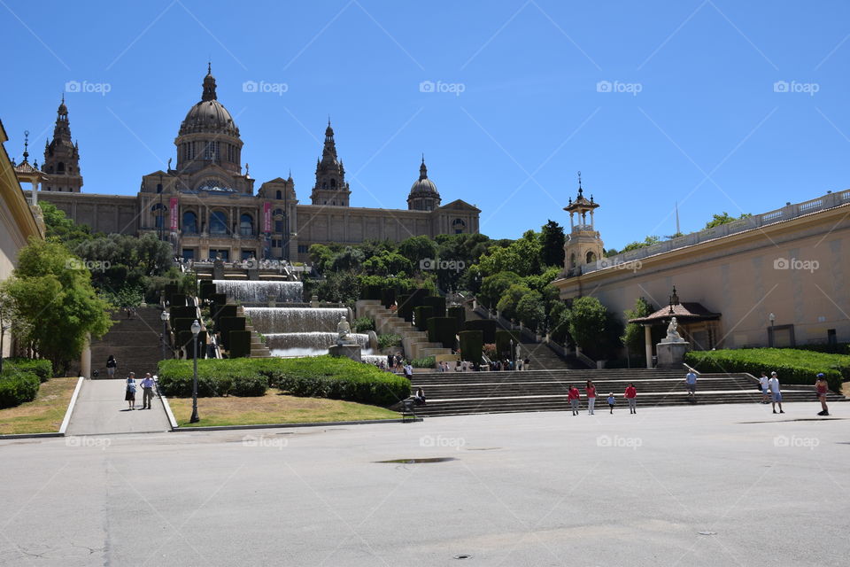 National Palace at Barcelona City