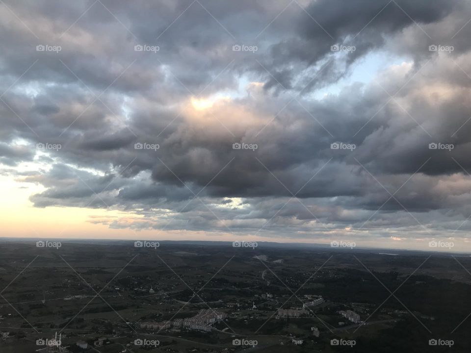 The celestial beauty of the skies - clouds like a child's dream - makes us feel extraterrestrial, like angels. Prayers might come true more up here.