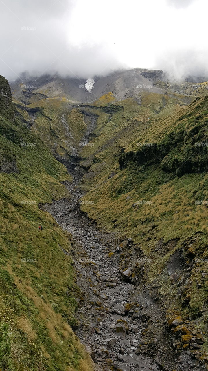mountain gully