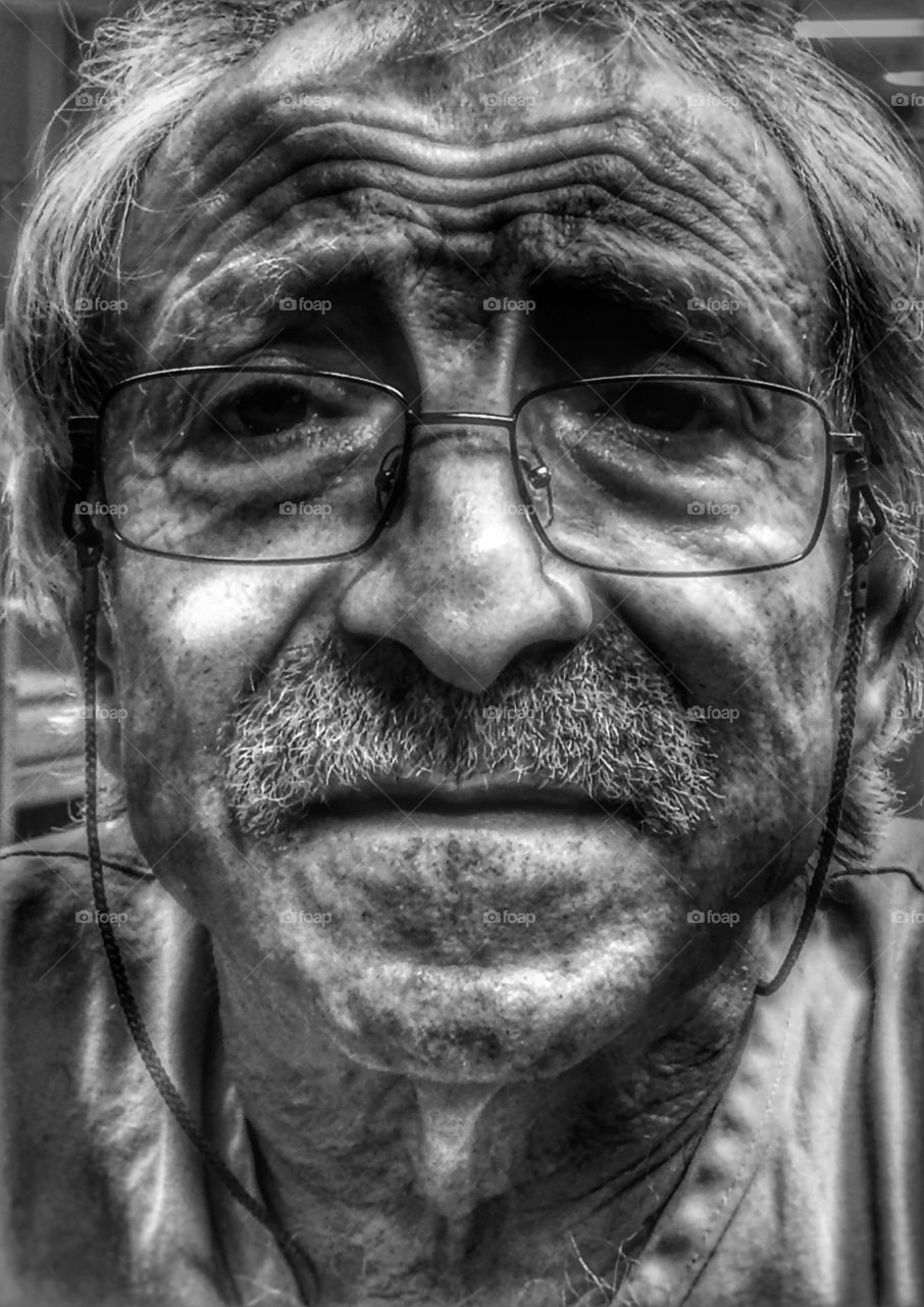 Headshot of a senior man
