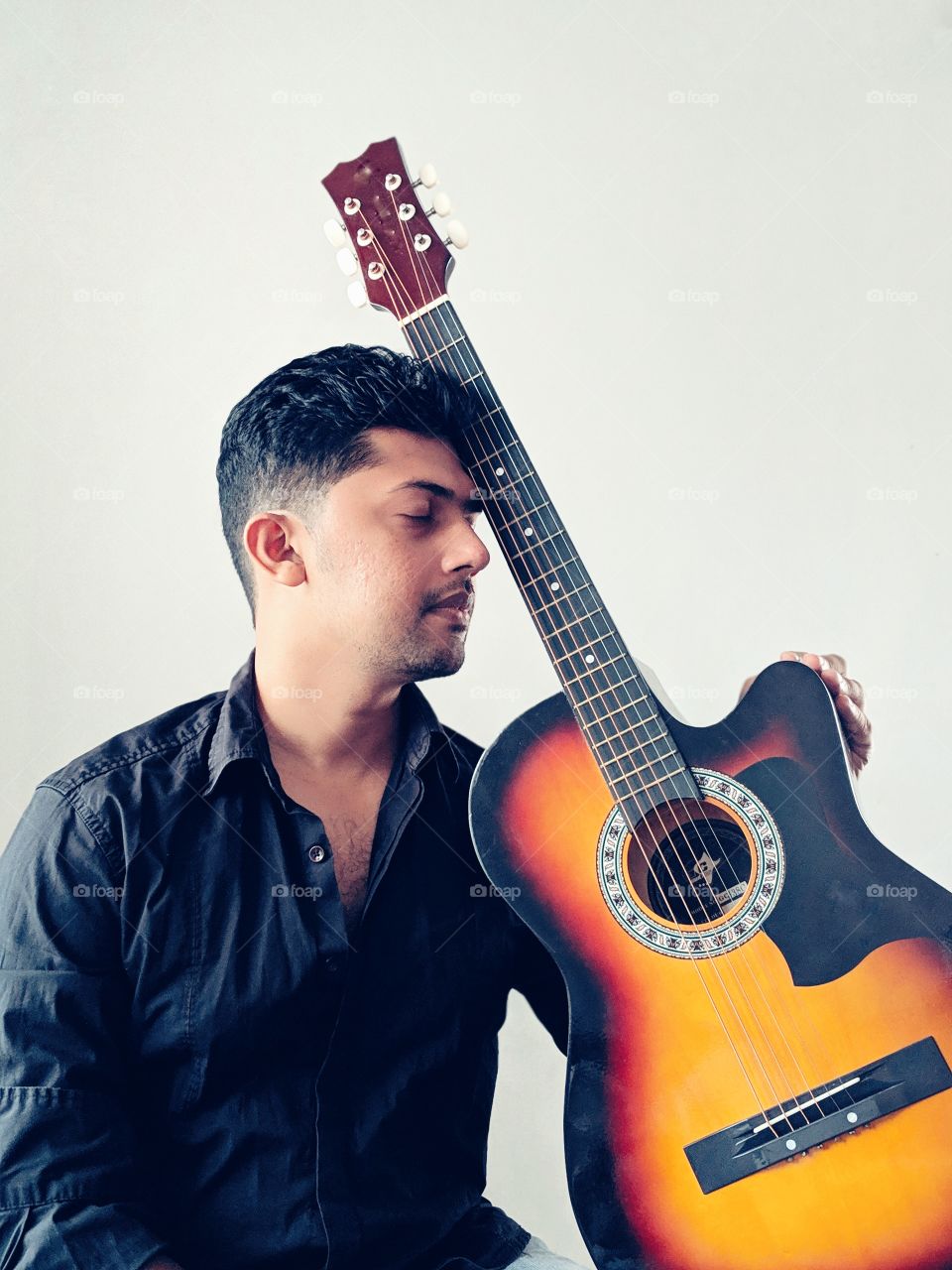 handsome guy with guitar