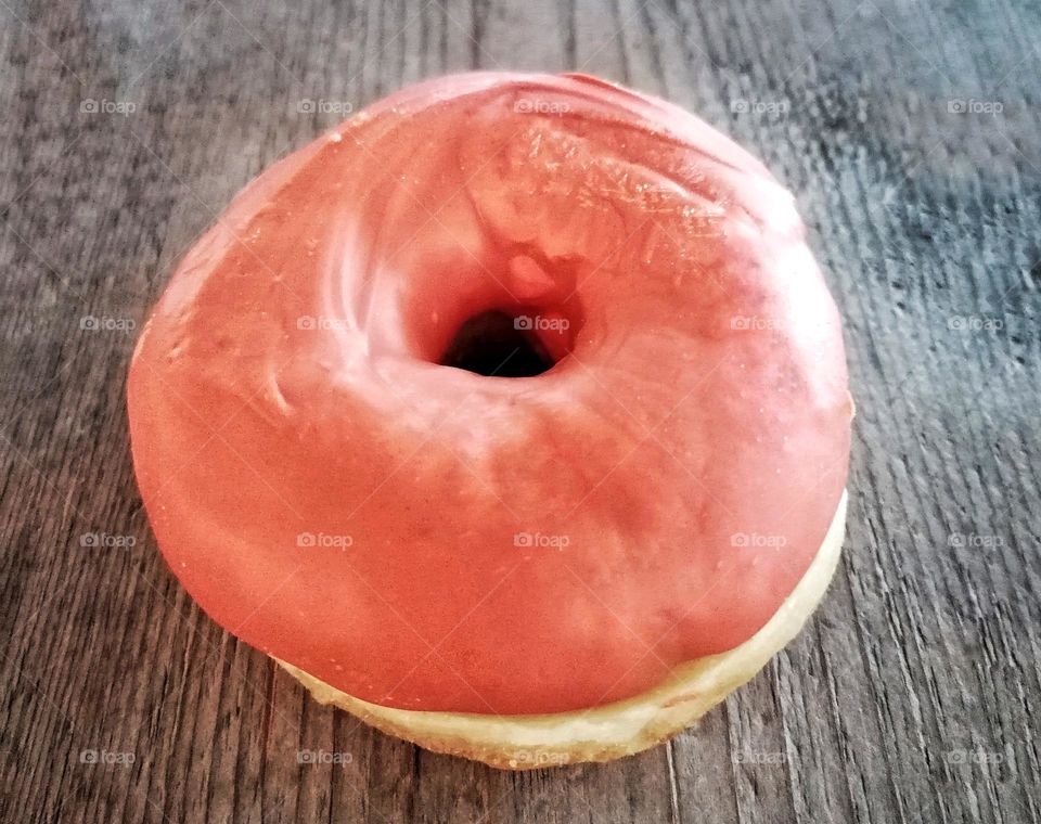 Strawberry donut