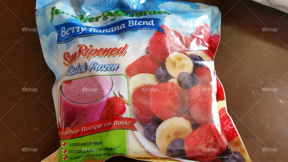 Frozen fruit for smoothies
