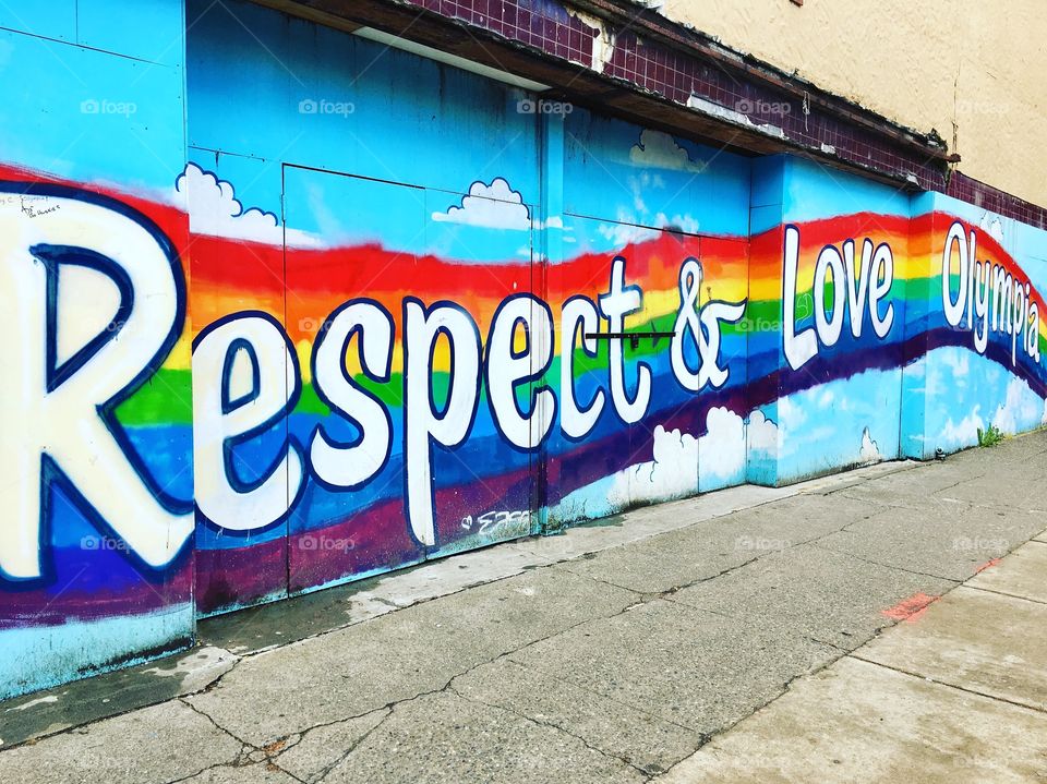 Respect and love Olympia 