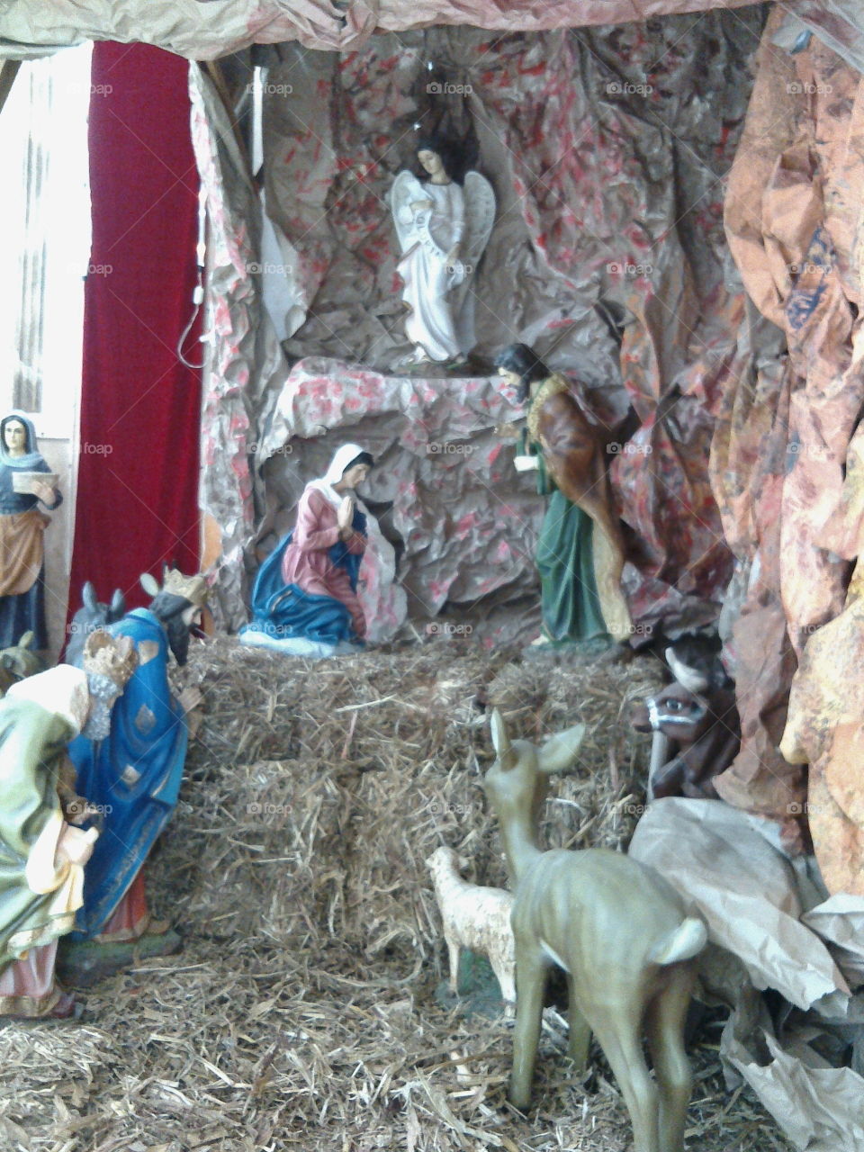 Birth (Jose and Maria before the arrival of the child Jesus)