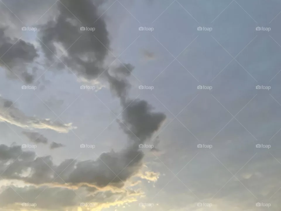 Grey clouds