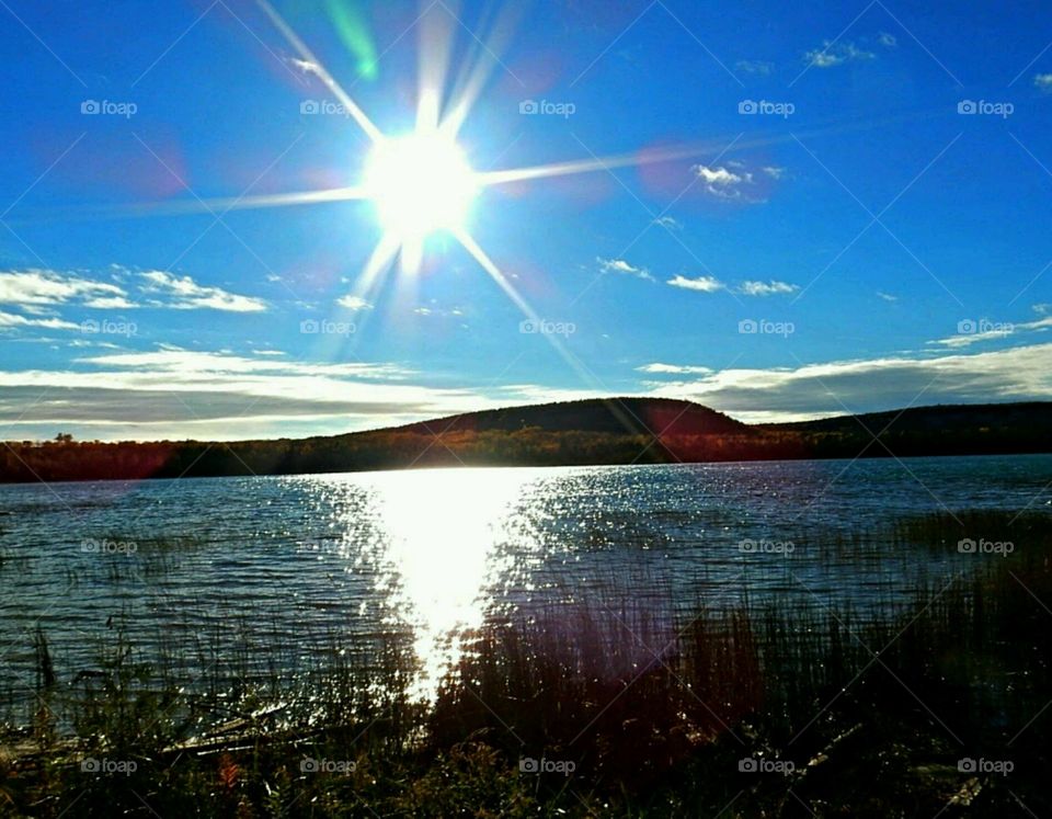 Beautiful rays of light