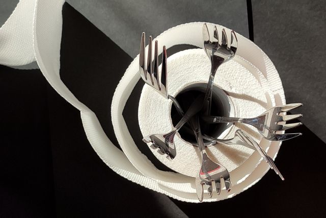 Spoon and Fork Holder, Toilet Paper