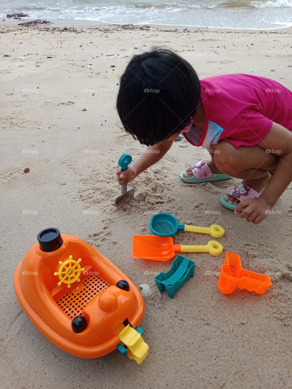 Sand play