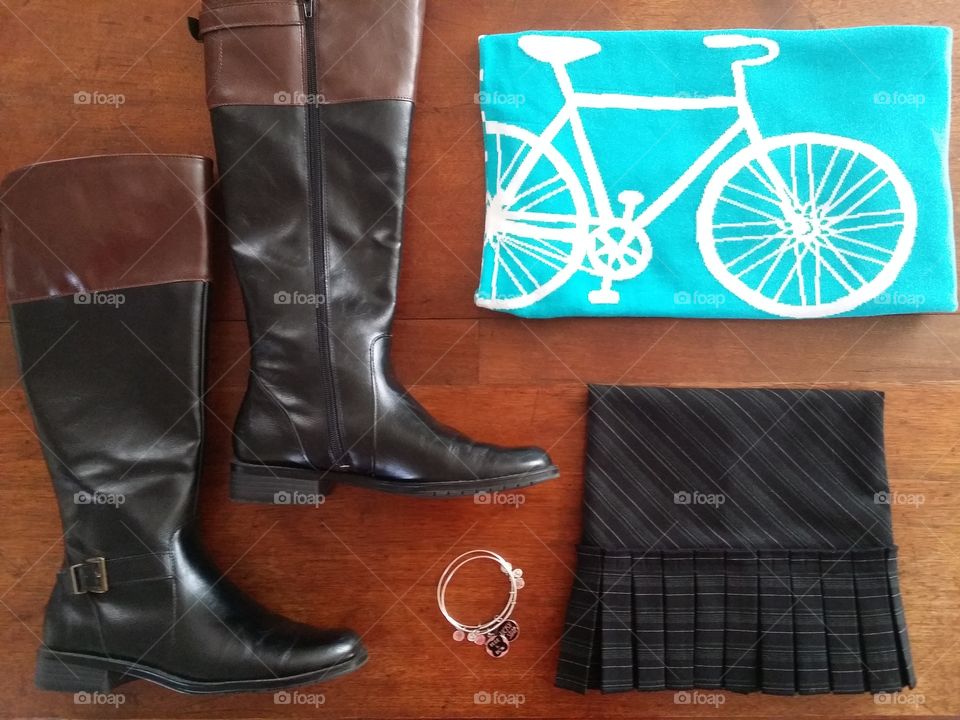 Bicycle Sweater and Boots