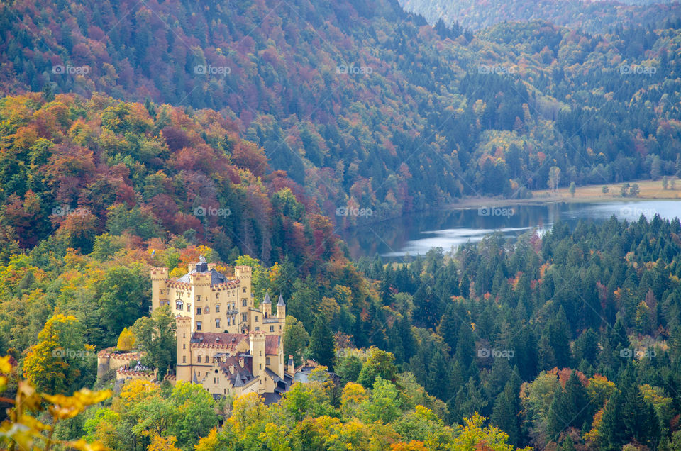 View on a Castle in Autumn