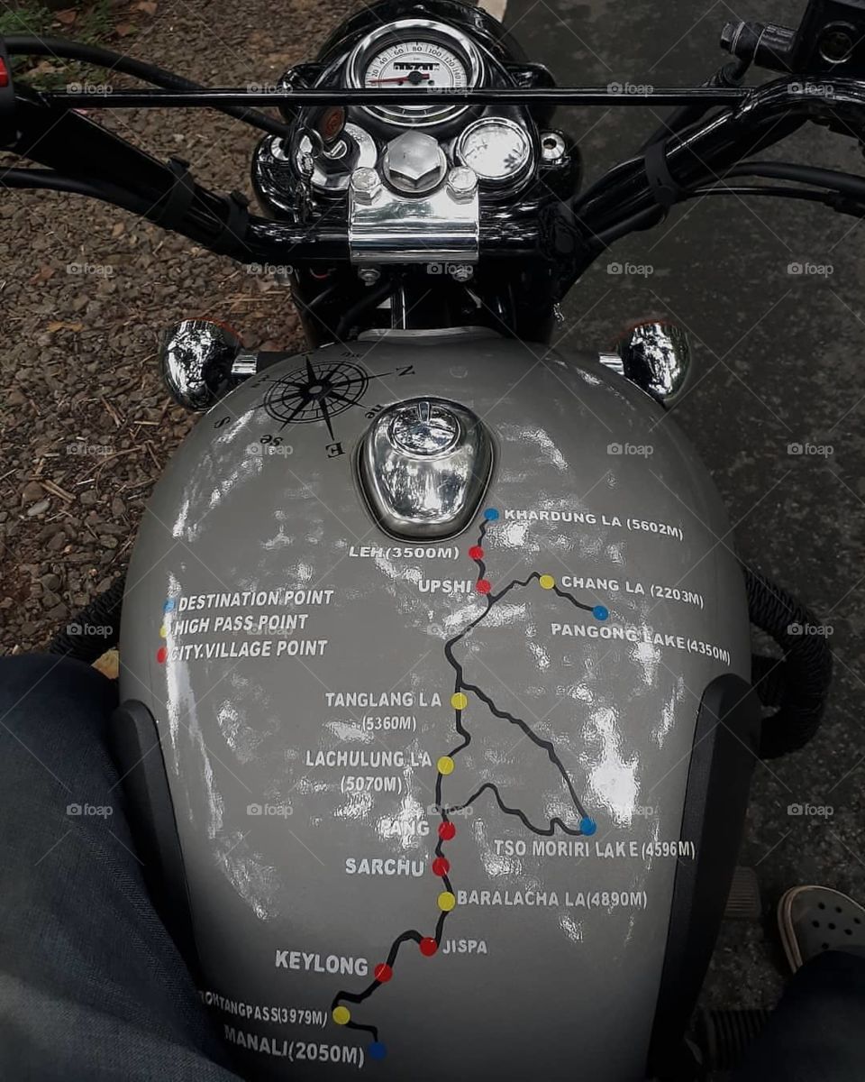 Bike # with map #
