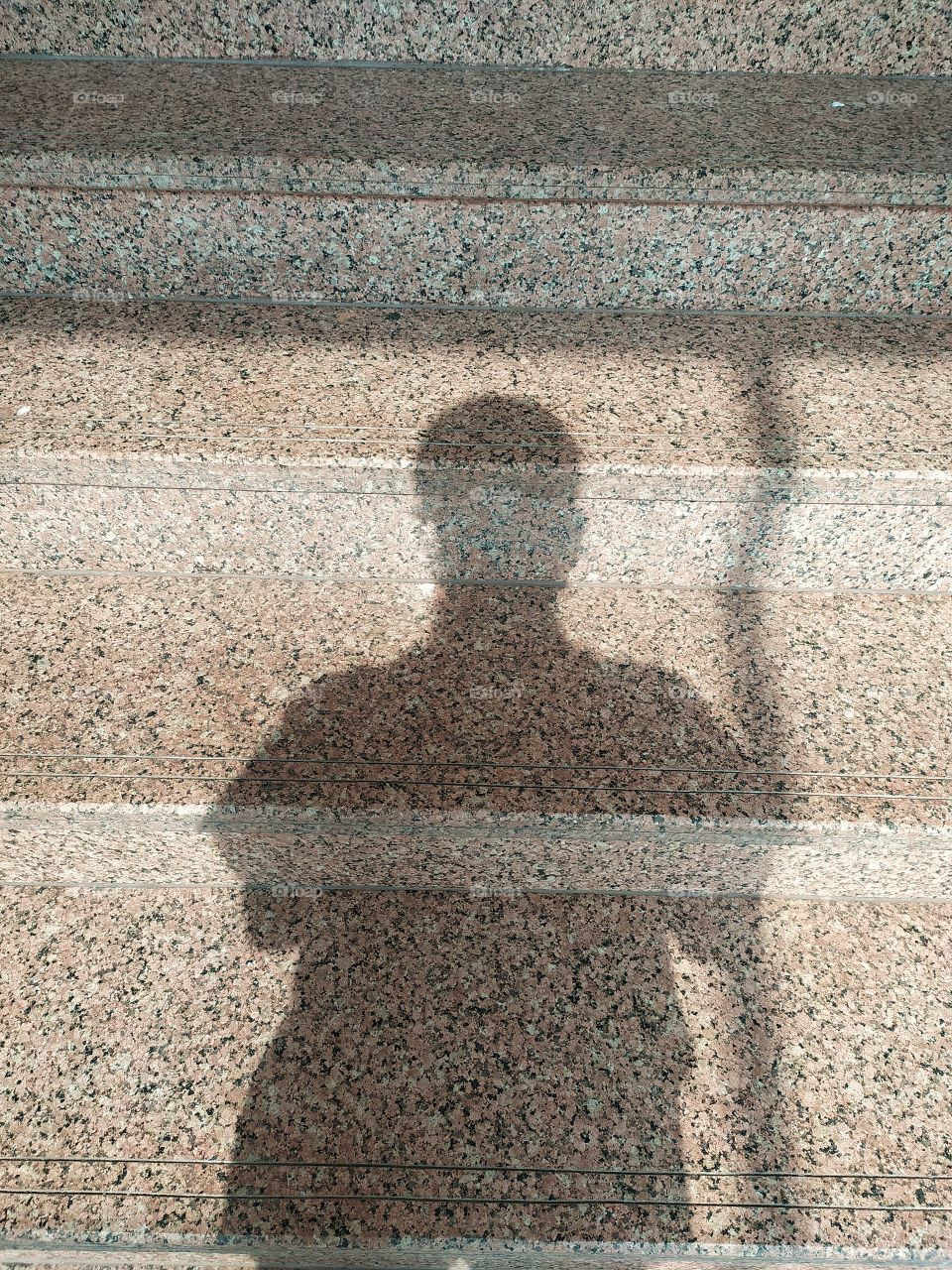 Shadow on the stairs clicked while going upstairs