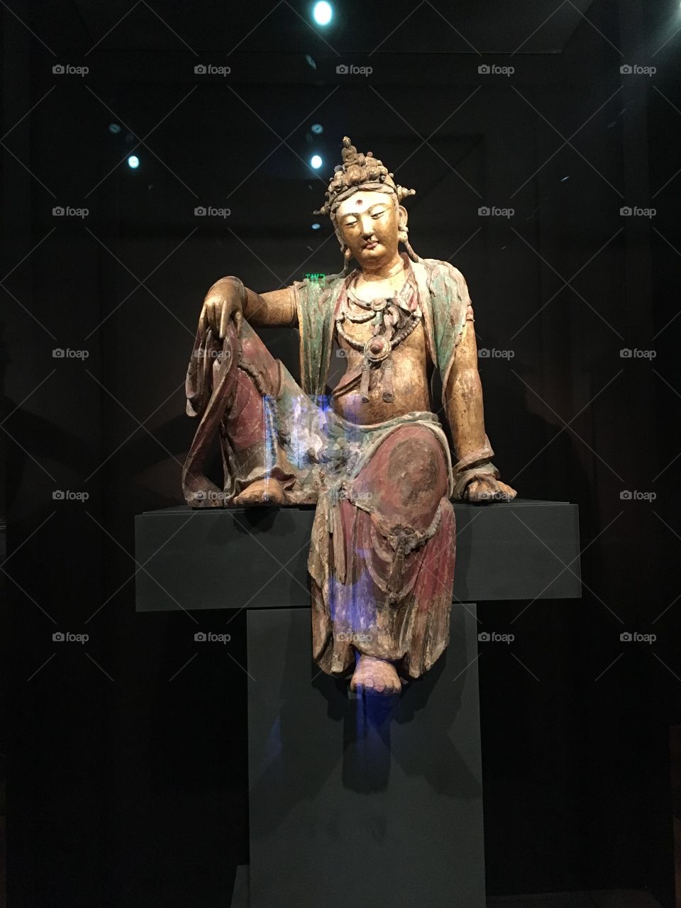 Statue in Boston a Museum of Fine Arts