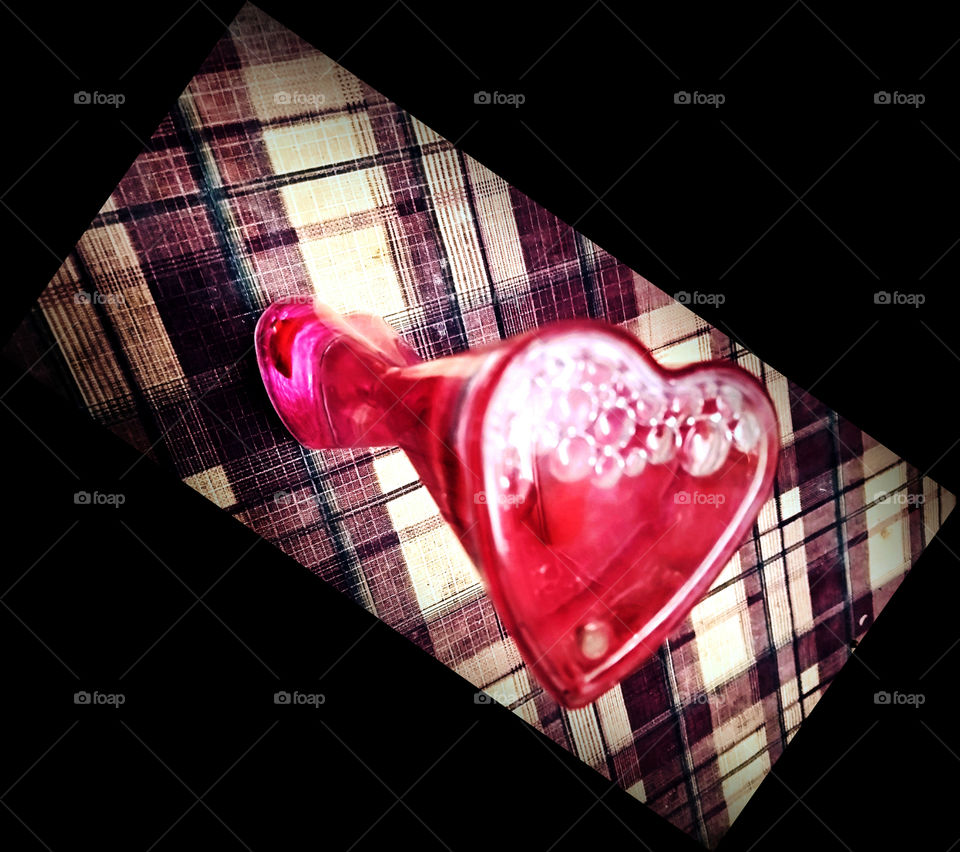 Heart Shaped colorful Droplets Hourglass.Express your love. 💕